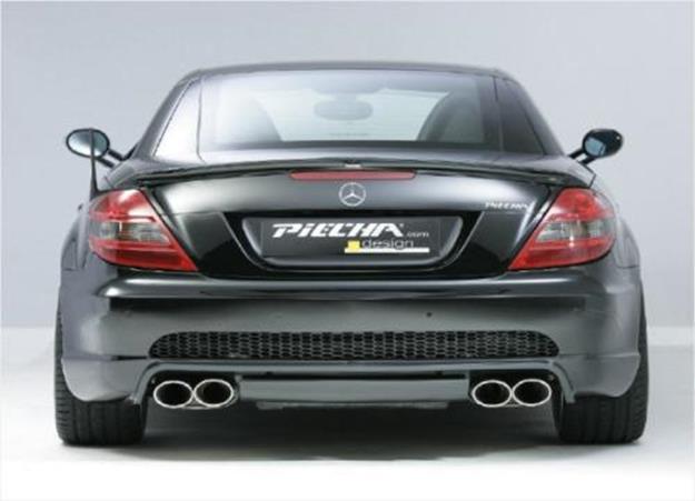 PIECHA Performance RS rear bumper with Diffusor with PDC till FL 08