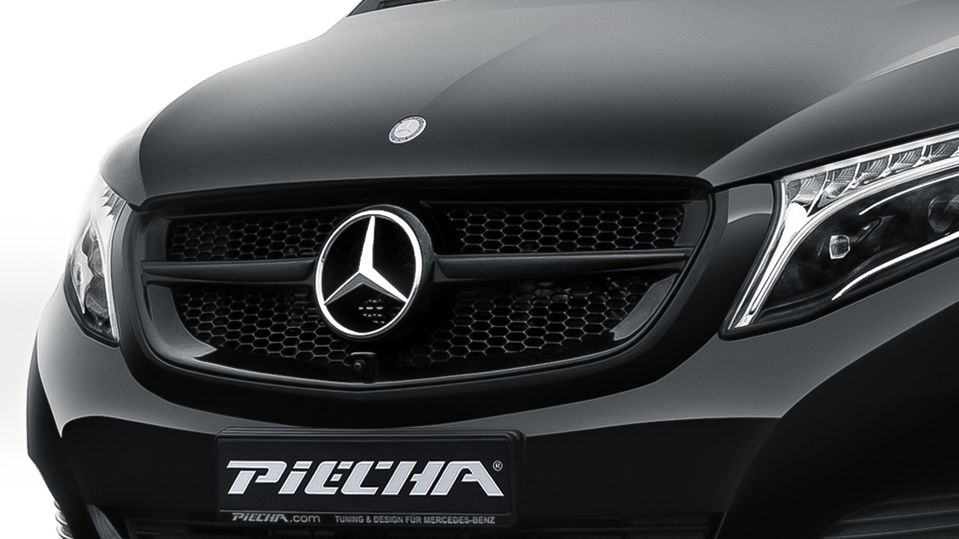 PIECHA RSR Frontgrill with and without 360° camera  not usable for Vito and AMG Line