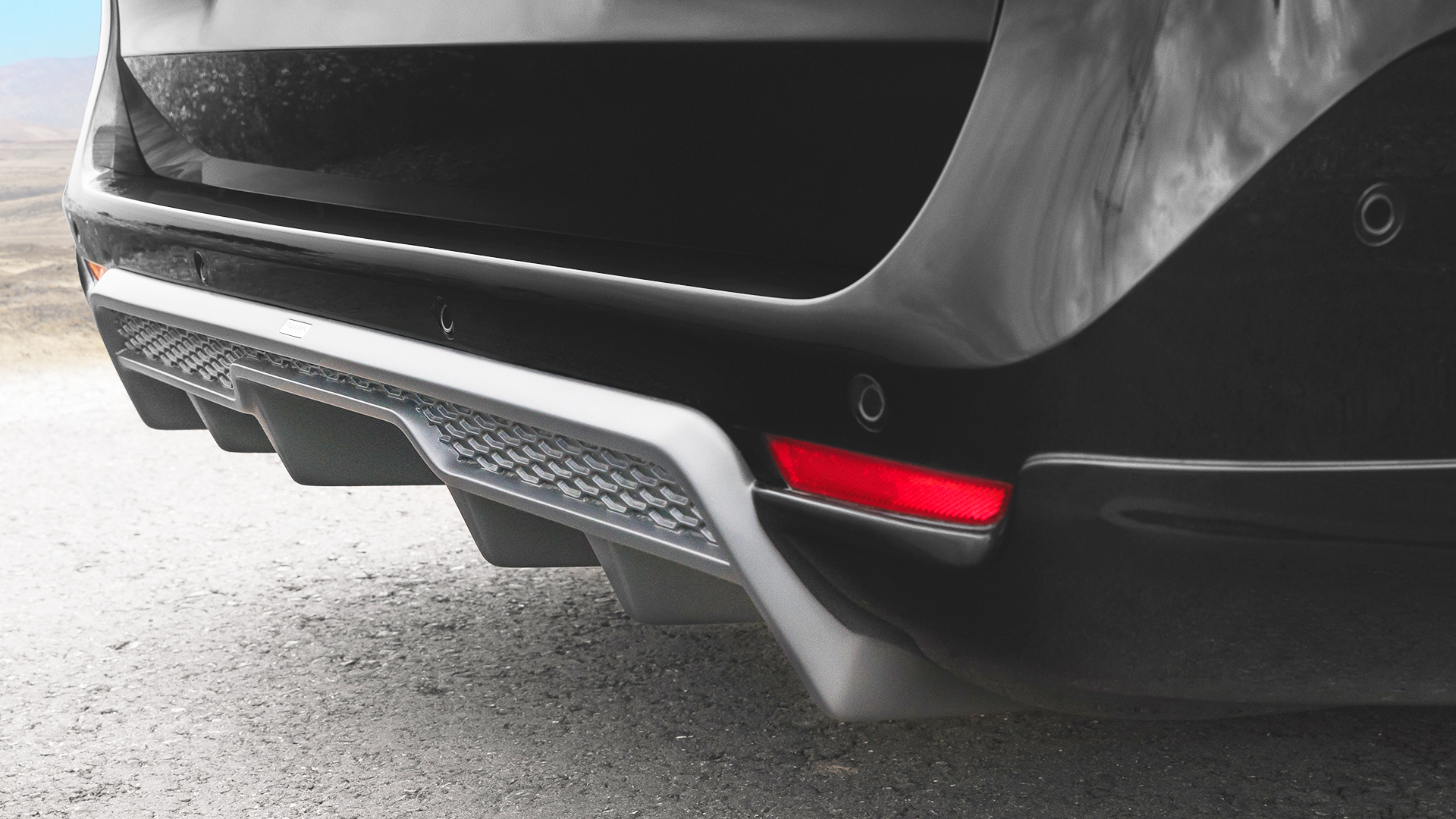 PIECHA RSR rear diffuser for standard bumper Vito and V-class  not AMG Line